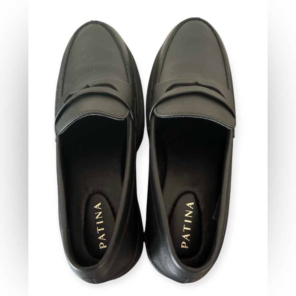 Patina Zoe Chunky Leather Loafers